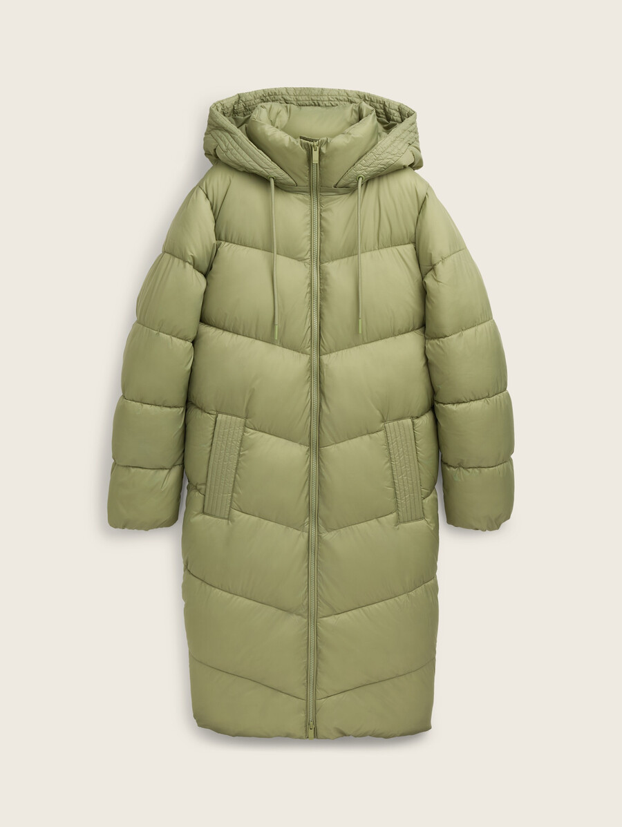 steppjacke mit abnehmbarer kapuze