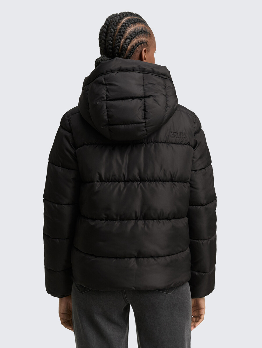 steppjacke mit kapuze