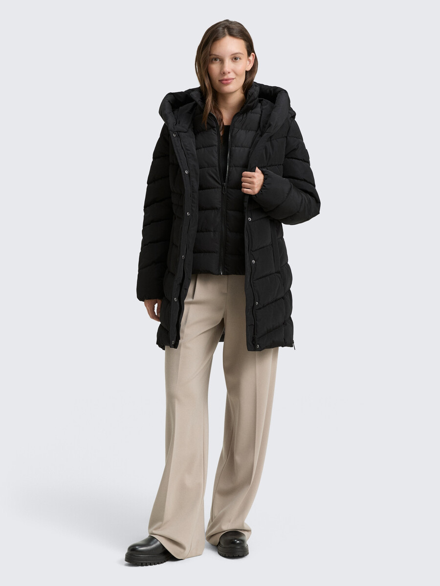 steppmantel im 2-in-1-look