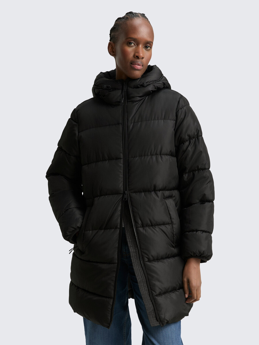 steppjacke mit kapuze