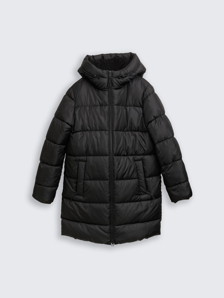 steppjacke mit kapuze