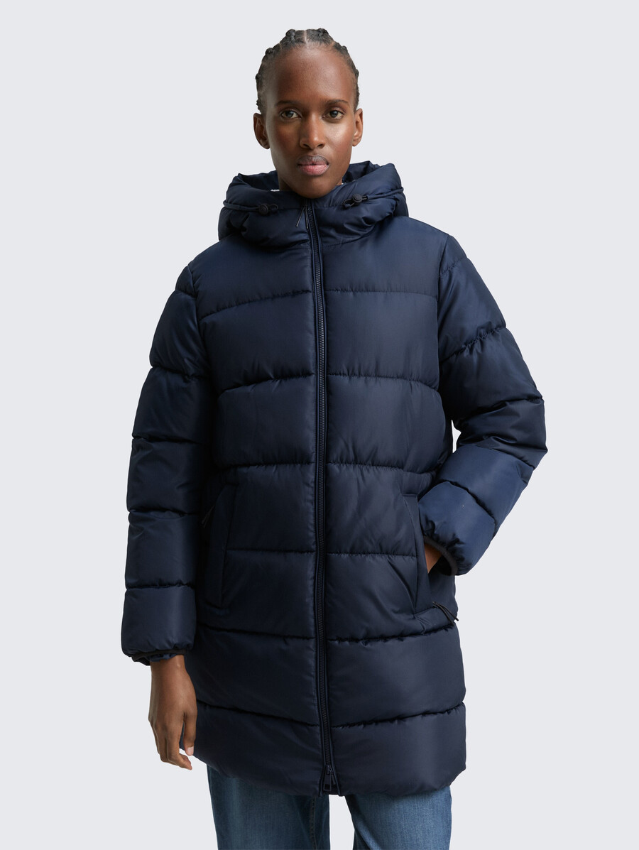 steppjacke mit kapuze