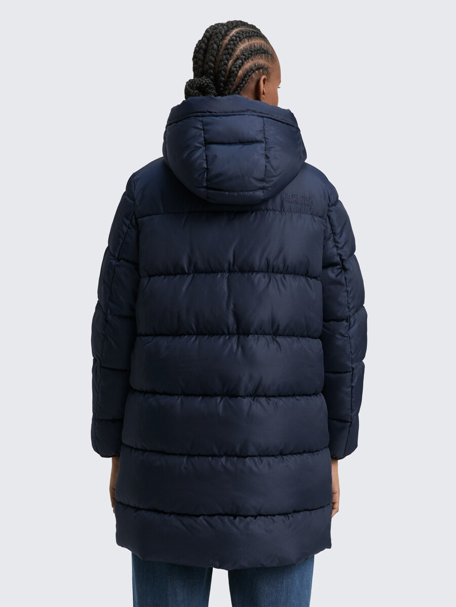 steppjacke mit kapuze