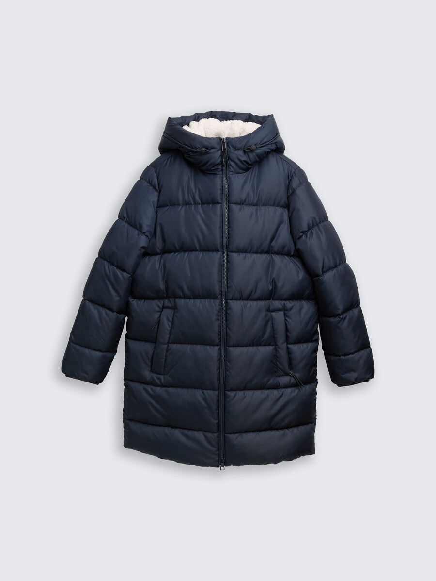 steppjacke mit kapuze
