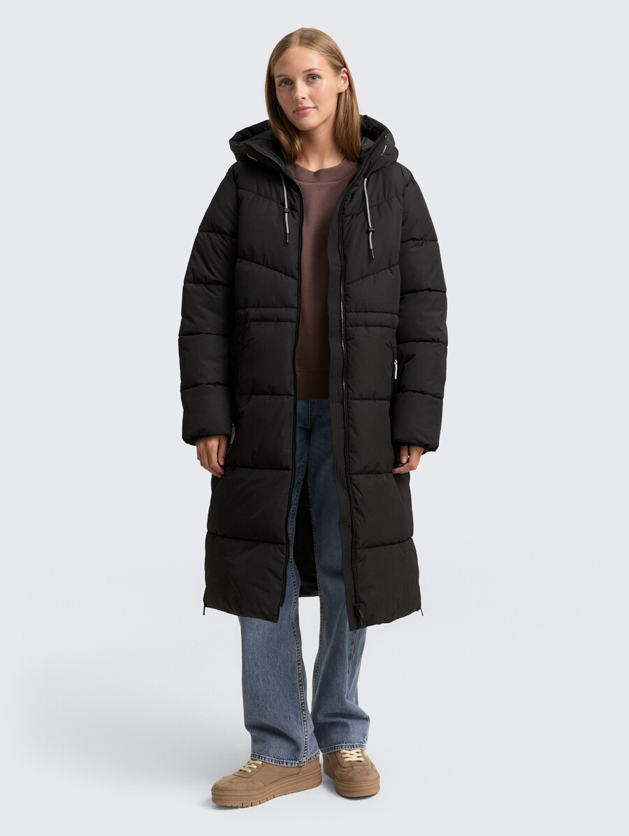 steppjacke mit kapuze