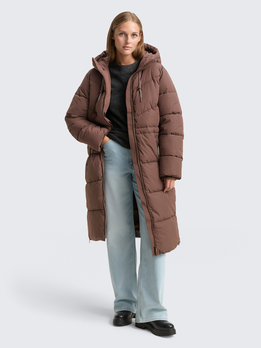 steppjacke mit kapuze