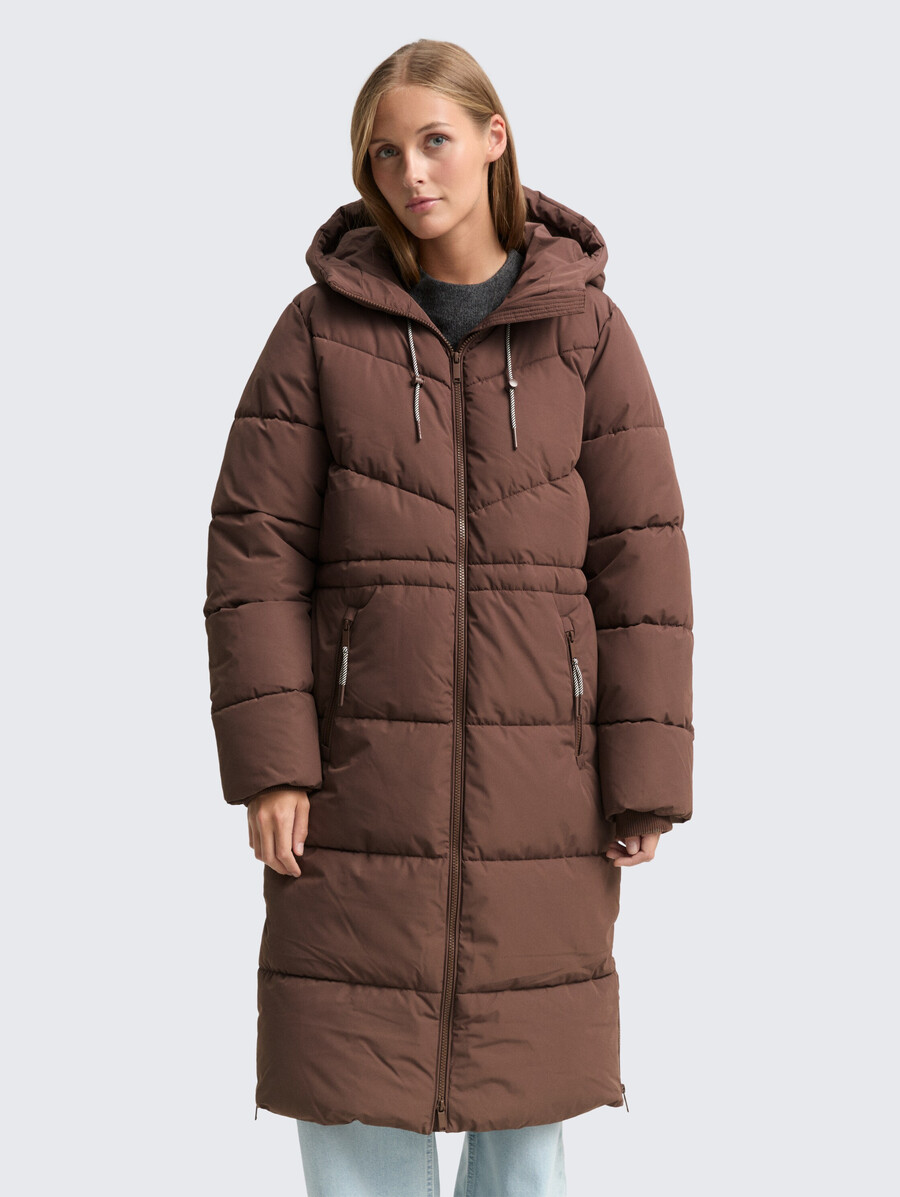 steppjacke mit kapuze