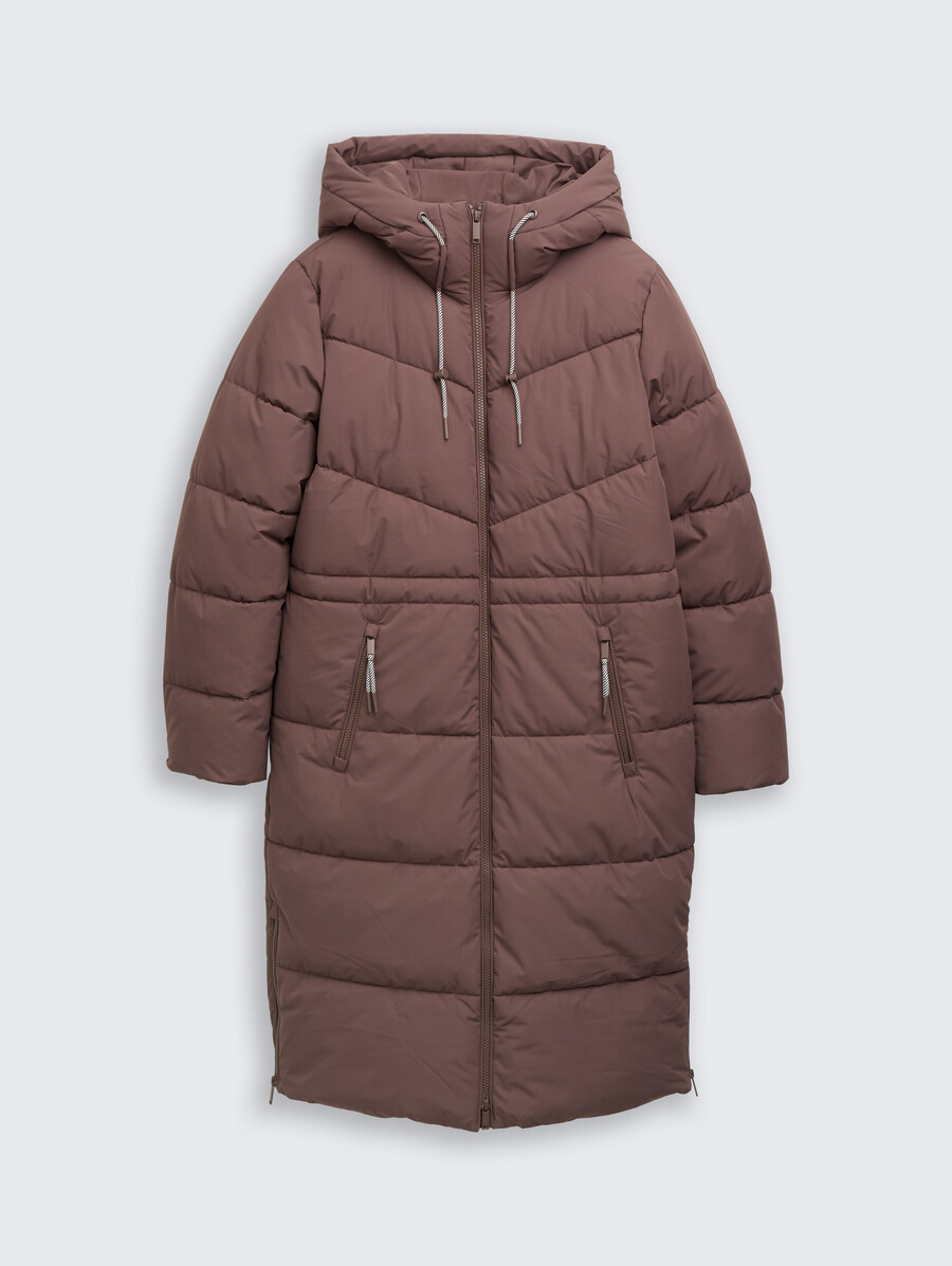 steppjacke mit kapuze