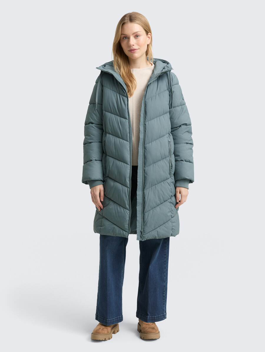 steppjacke mit kapuze