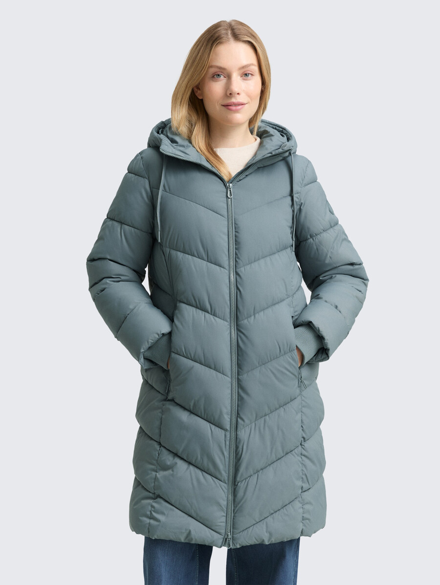 steppjacke mit kapuze