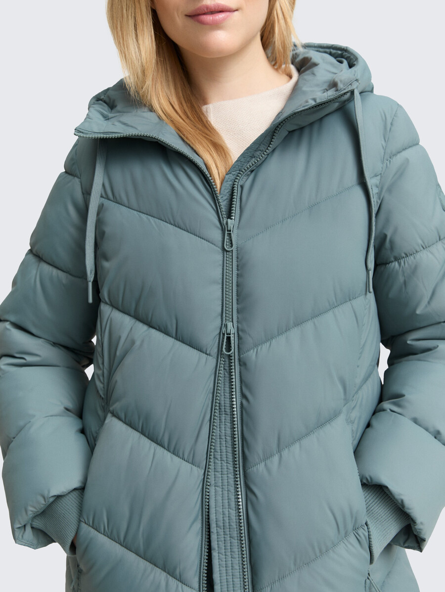 steppjacke mit kapuze