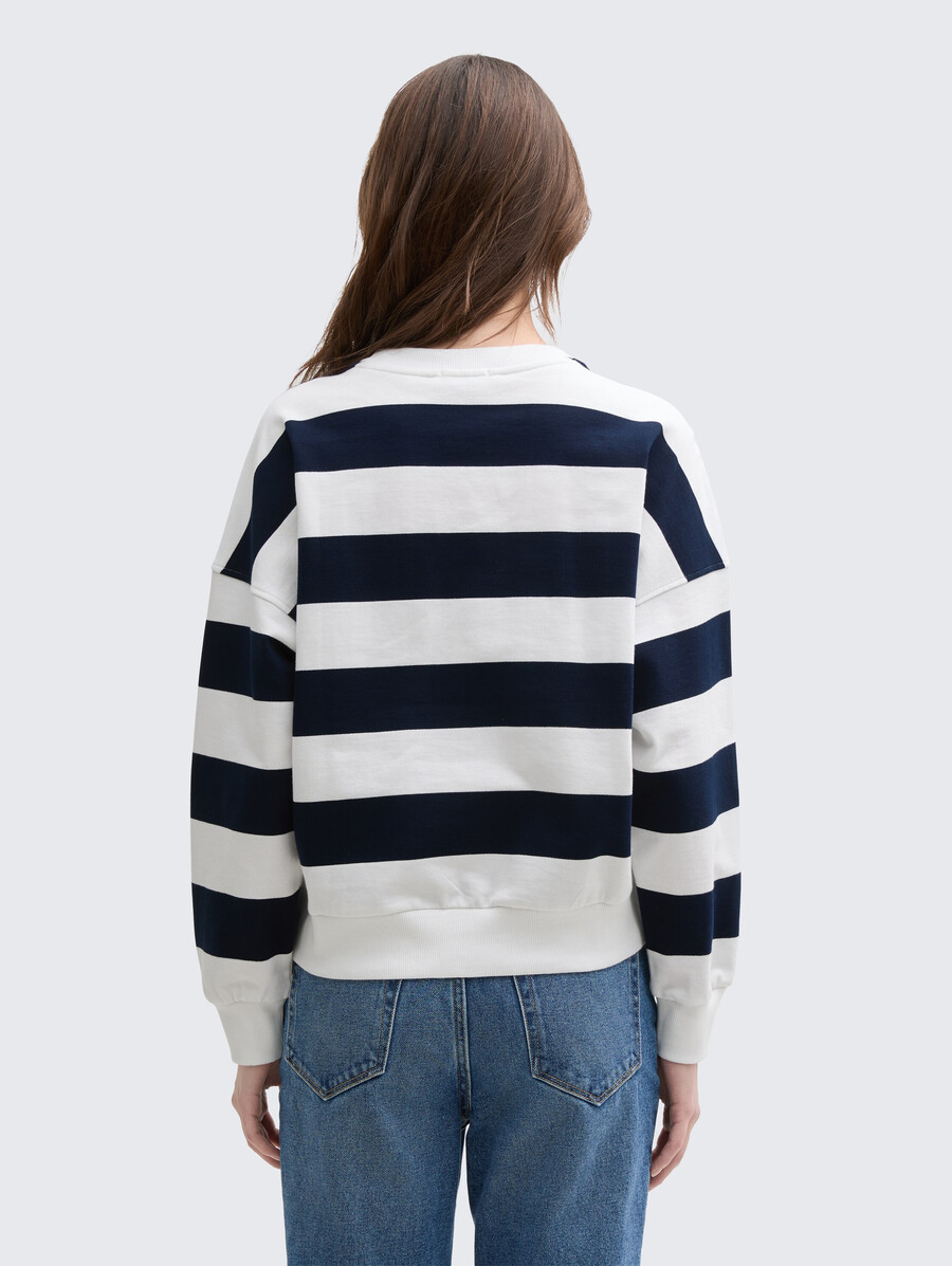 sweatshirt mit lockerer passform