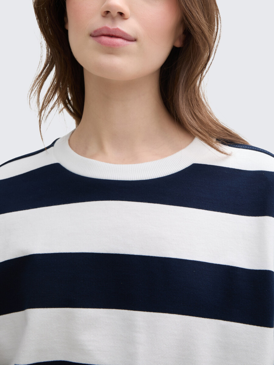 sweatshirt mit lockerer passform