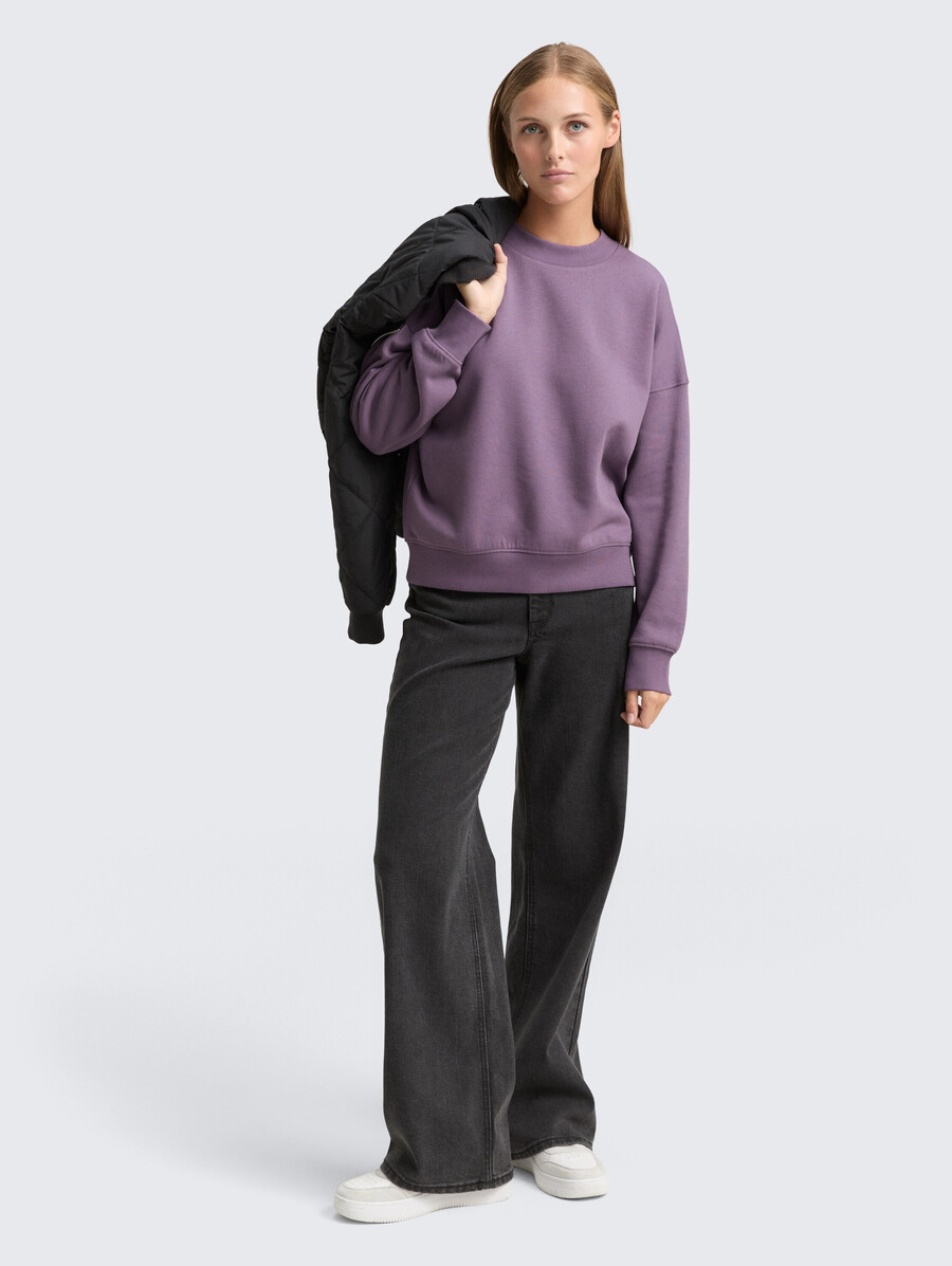 sweatshirt mit lockerer passform
