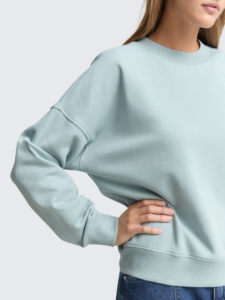 sweatshirt mit lockerer passform