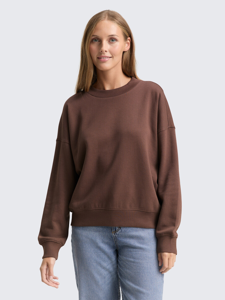 sweatshirt mit lockerer passform