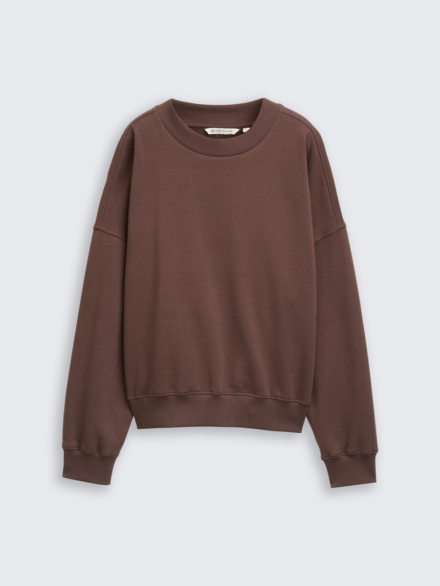 sweatshirt mit lockerer passform