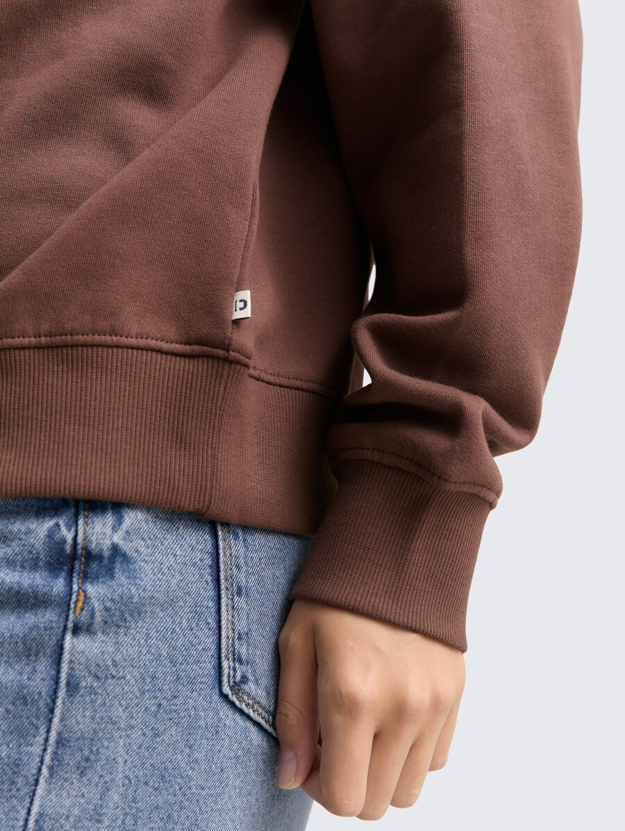 sweatshirt mit lockerer passform