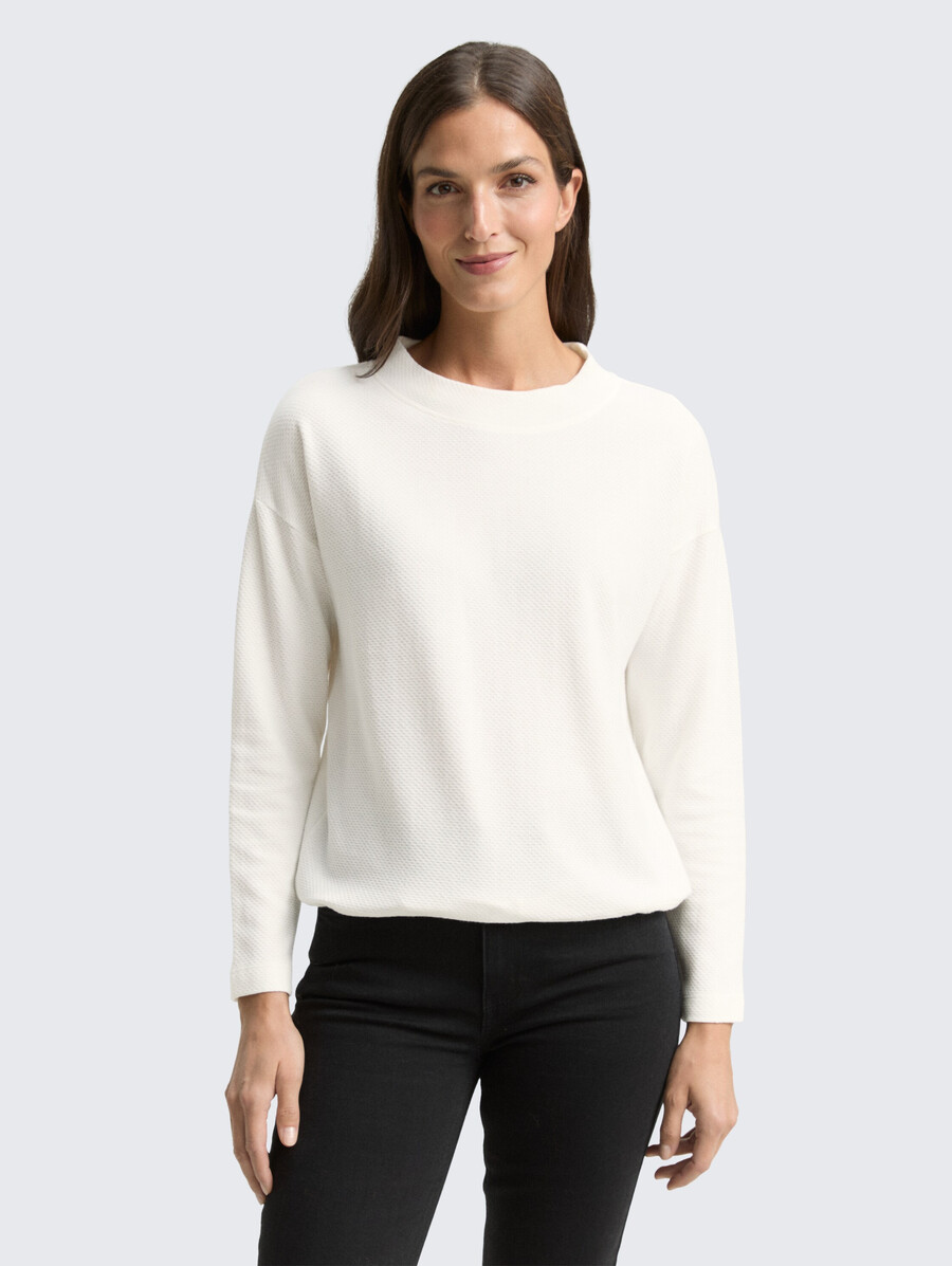 sweatshirt mit lockerer passform