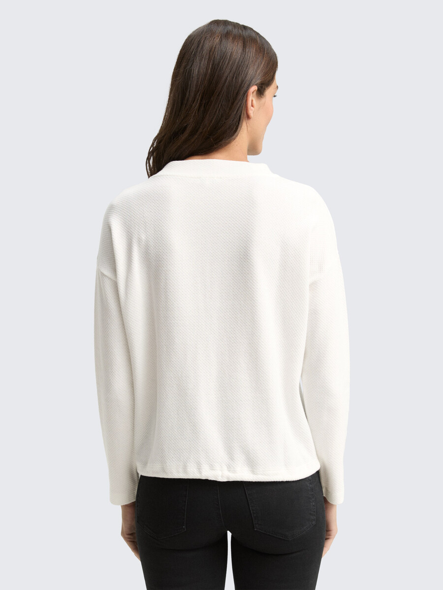 sweatshirt mit lockerer passform