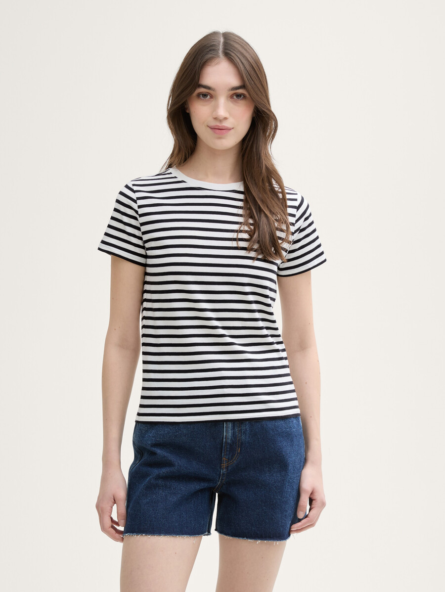 t-shirt mit streifenmuster