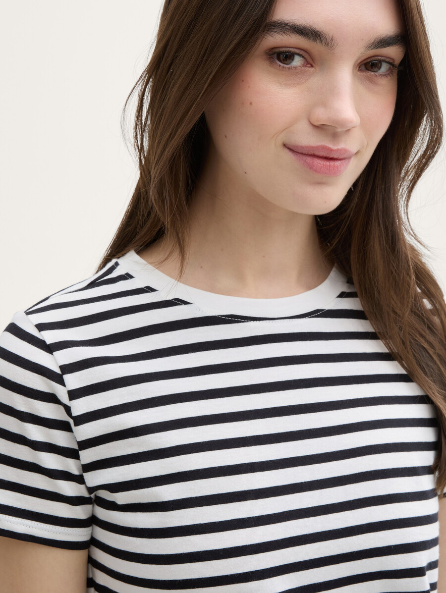 t-shirt mit streifenmuster