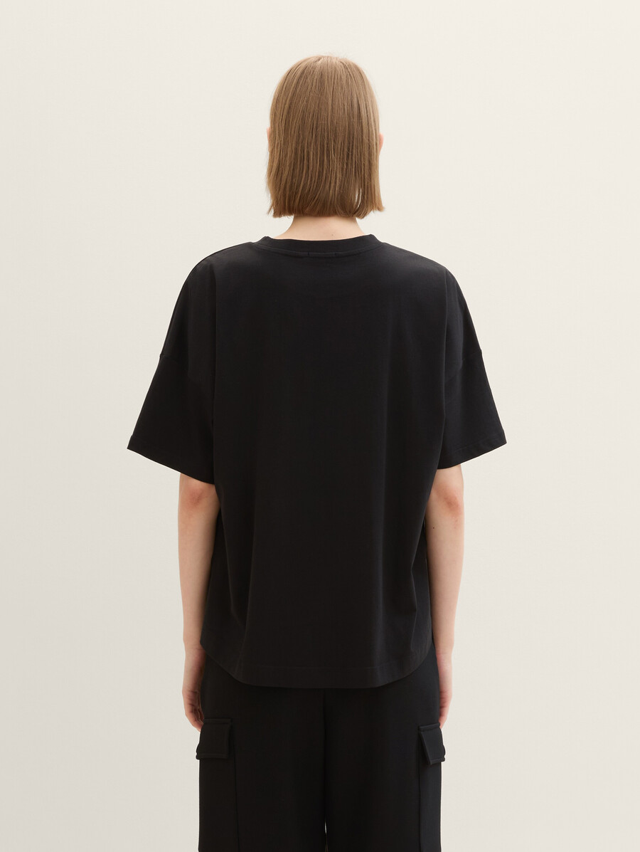 Übergroßes baumwoll-t-shirt