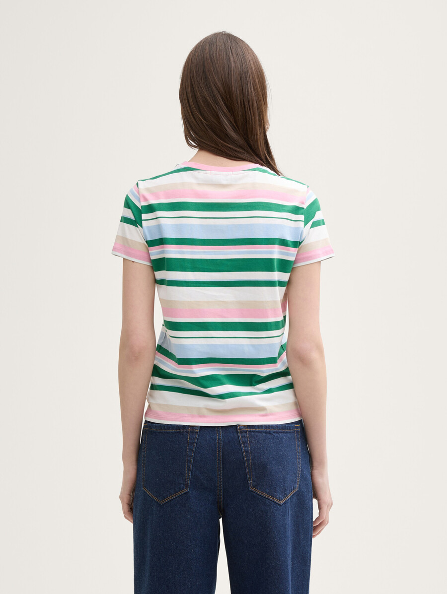 t-shirt mit streifenmuster