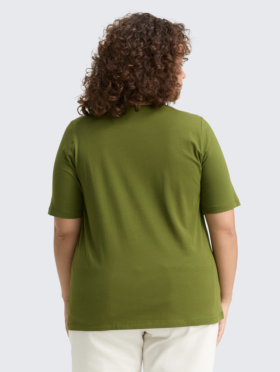 plus size - t-shirt mit aufdruck