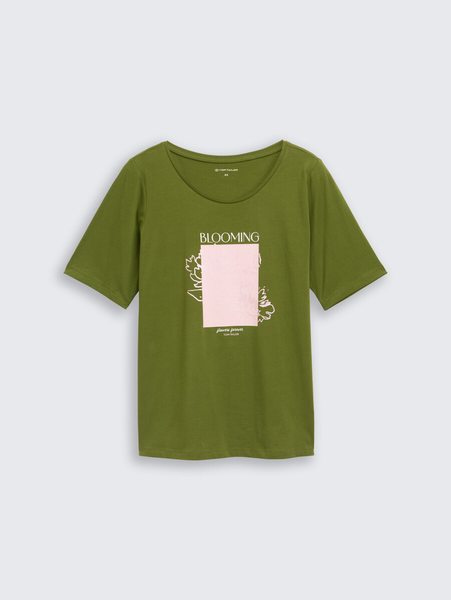 plus size - t-shirt mit aufdruck