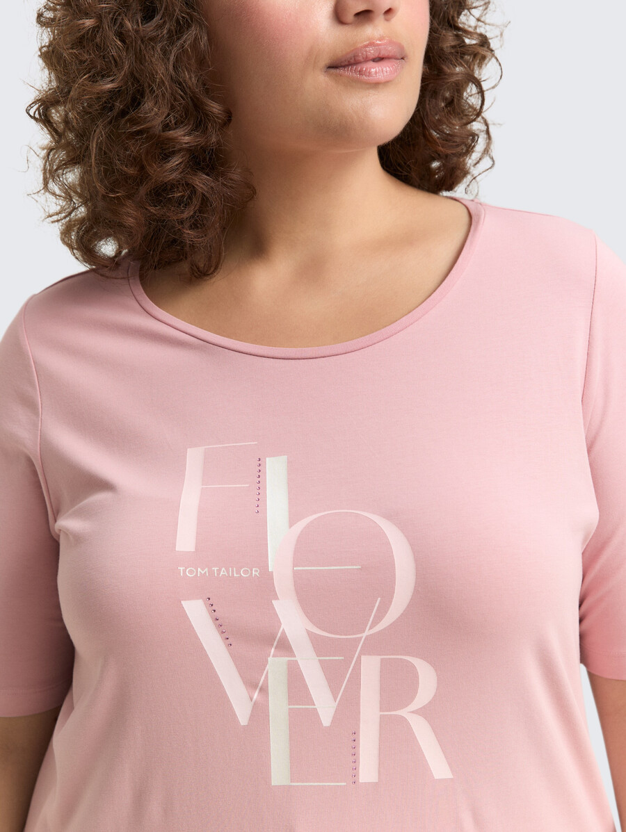 plus size - t-shirt mit aufdruck