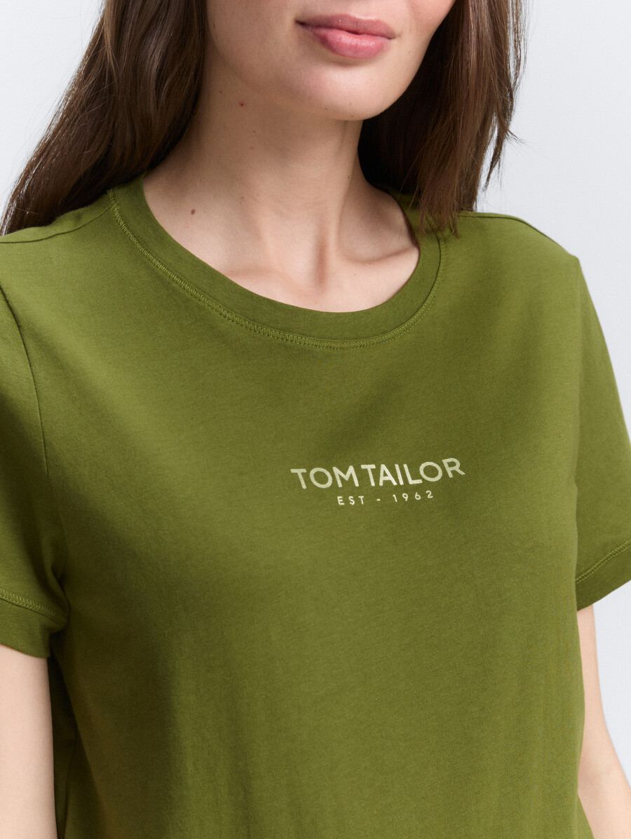 t-shirt mit logodruck