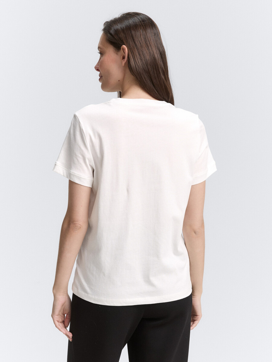 t-shirt mit logodruck