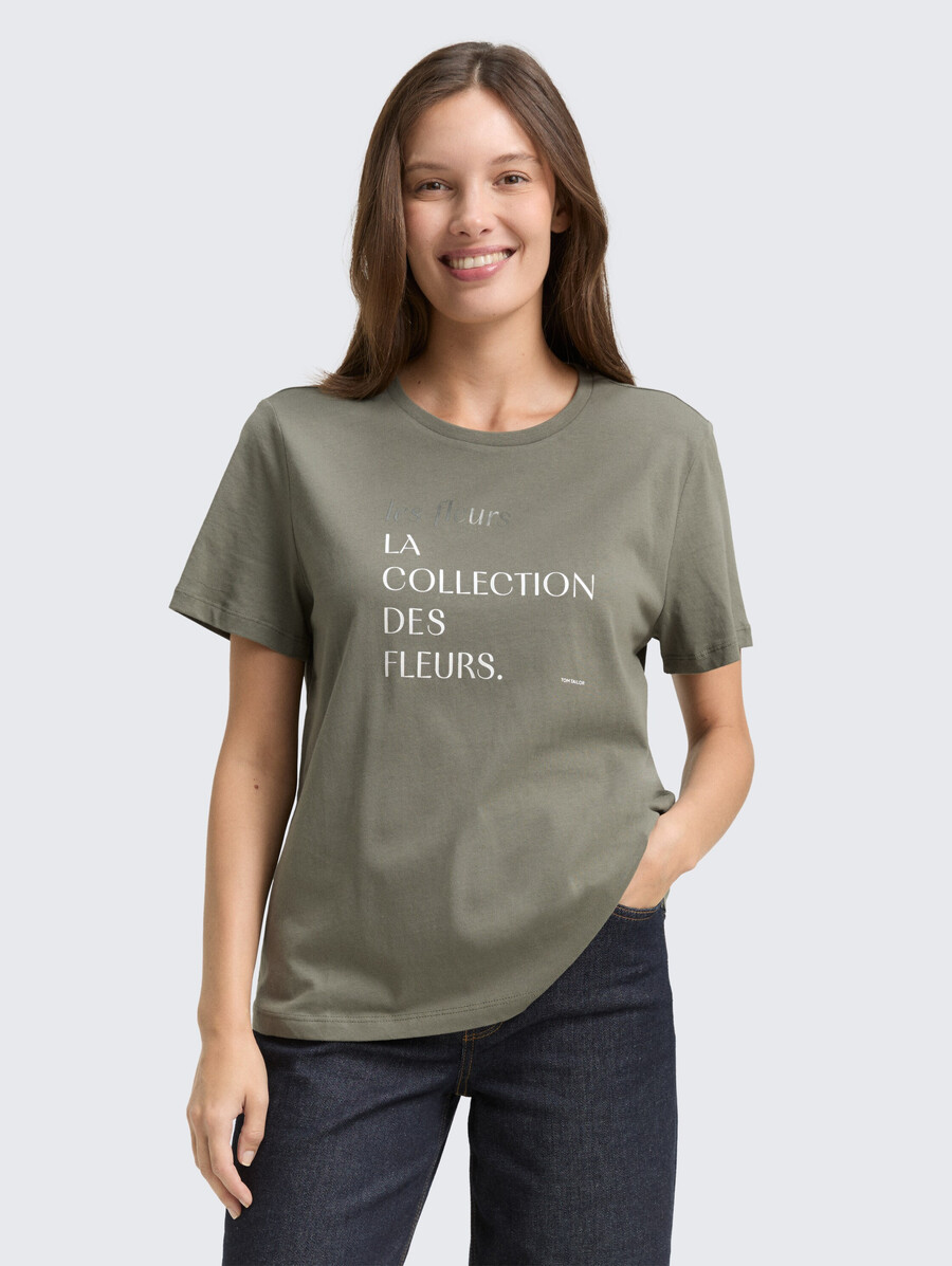 t-shirt mit aufdruck