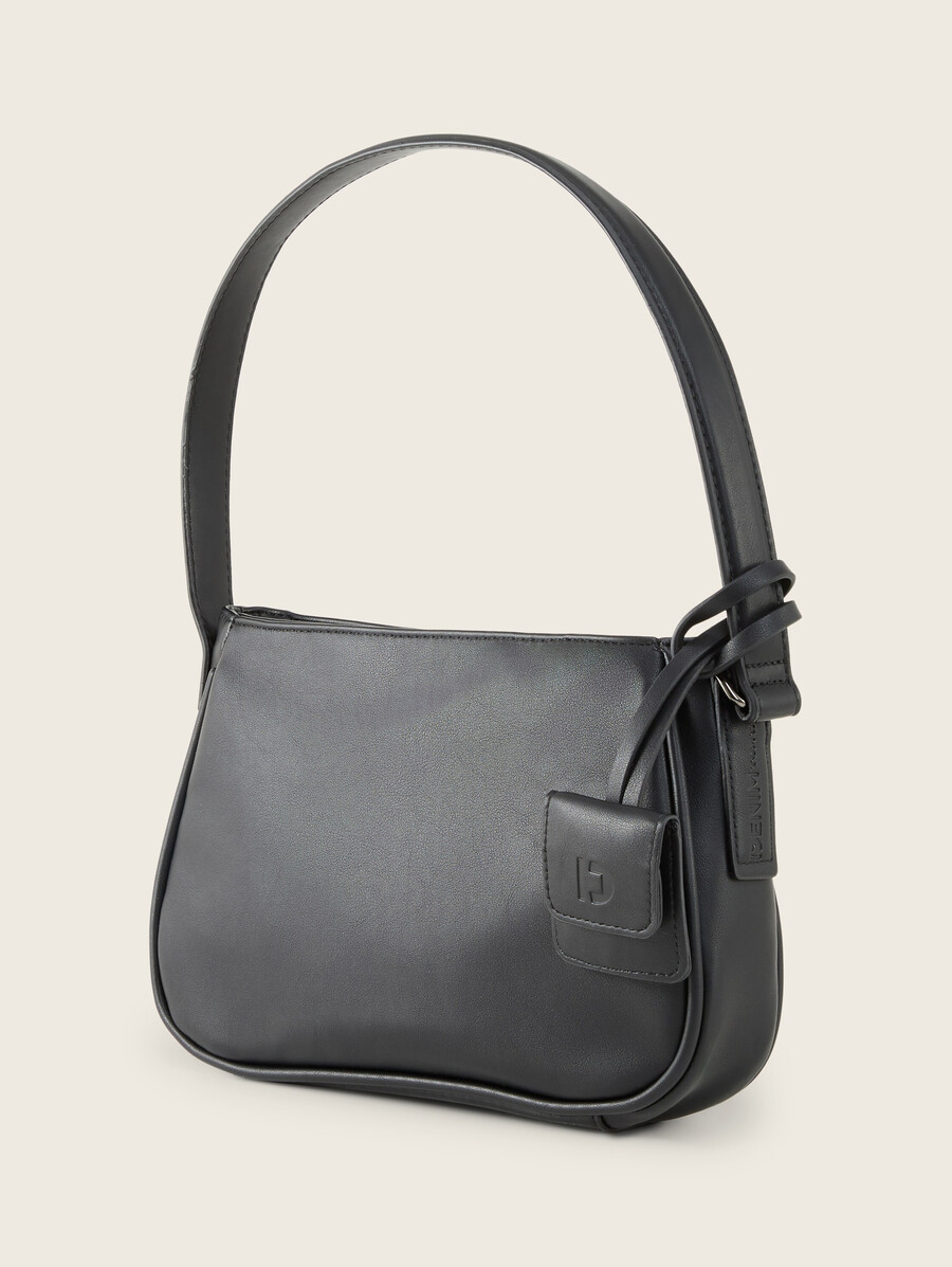 ttbena schultertasche mit logo-anhänger