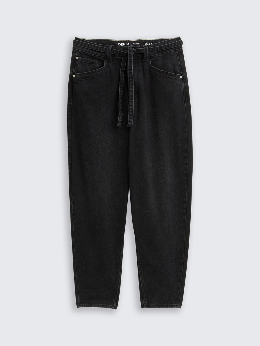 ttadea barrel jeans mit gürtel
