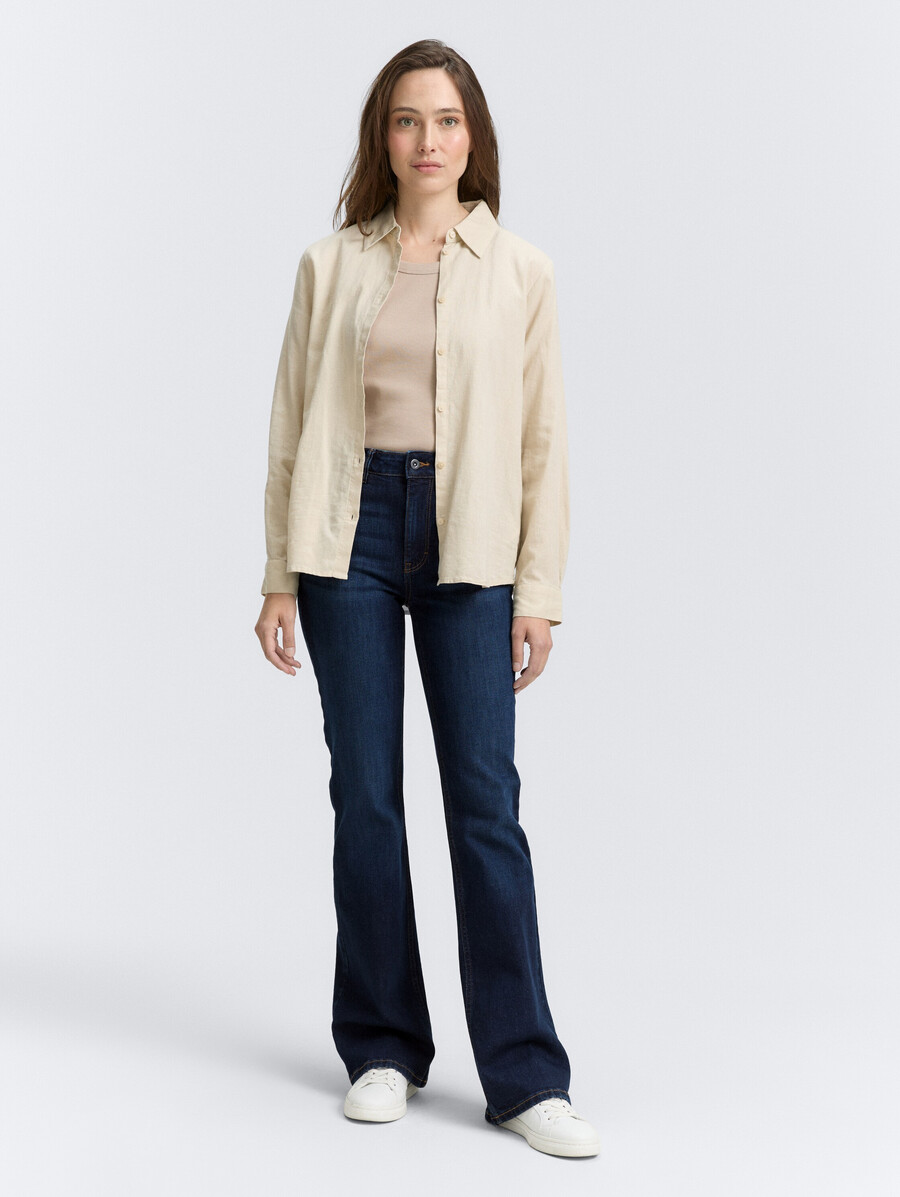 ttstella bootcut-jeans mit stretch