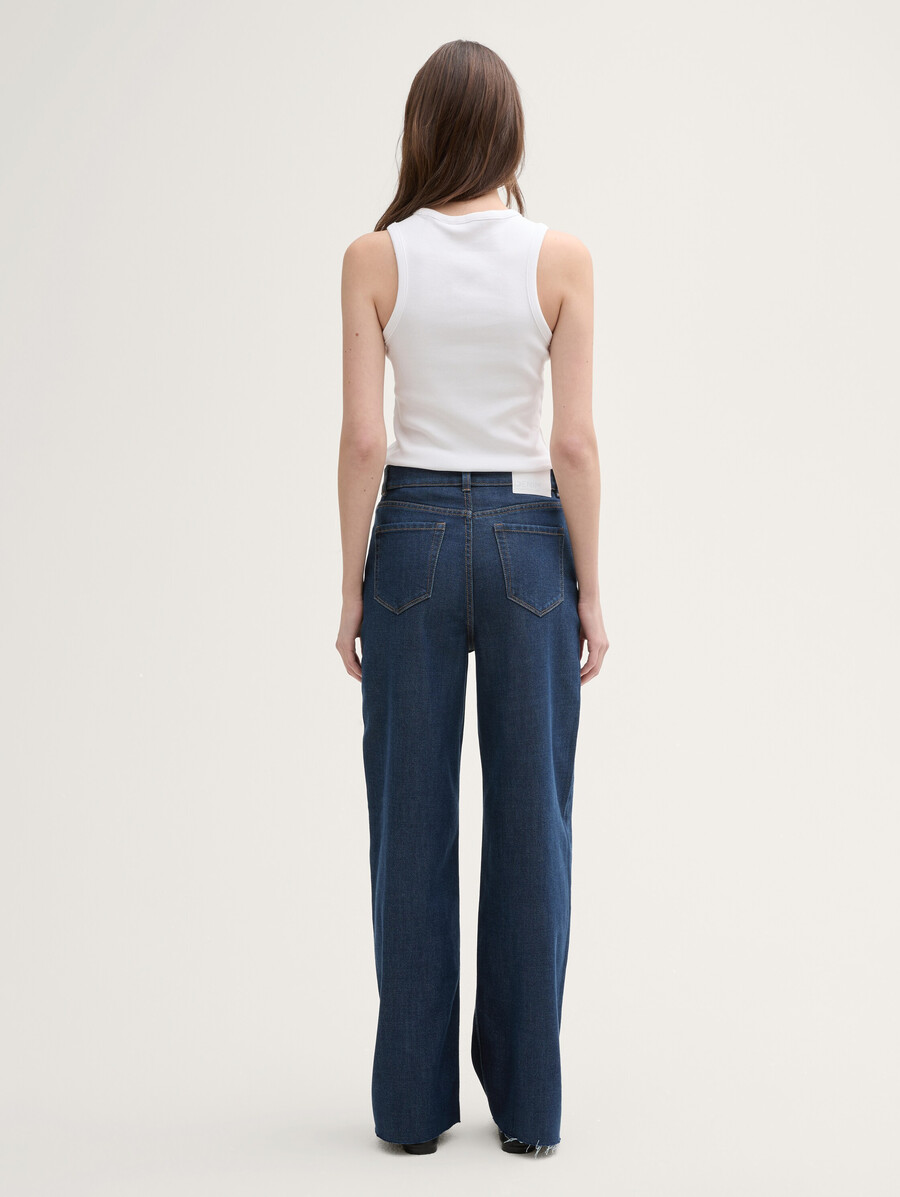 weite jeans mit stretch