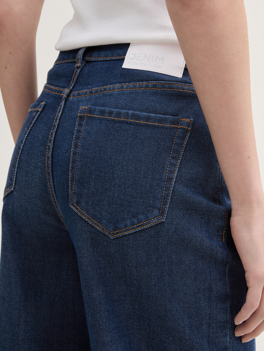 weite jeans mit stretch