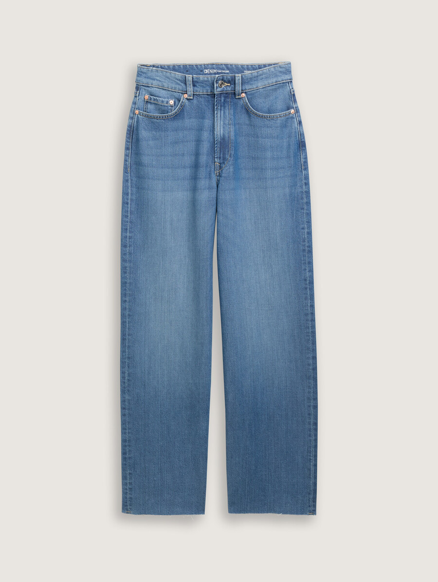 weite jeans mit stretch