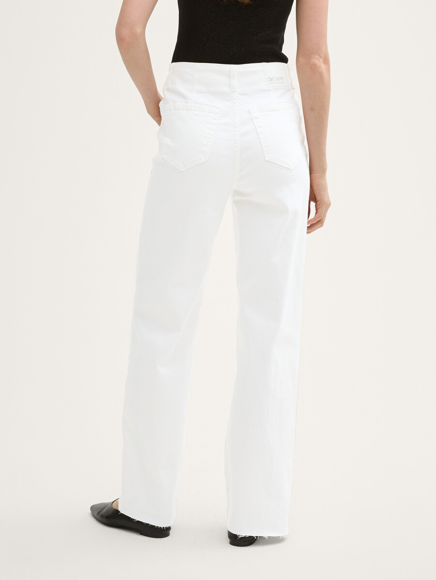 weite jeans mit stretch