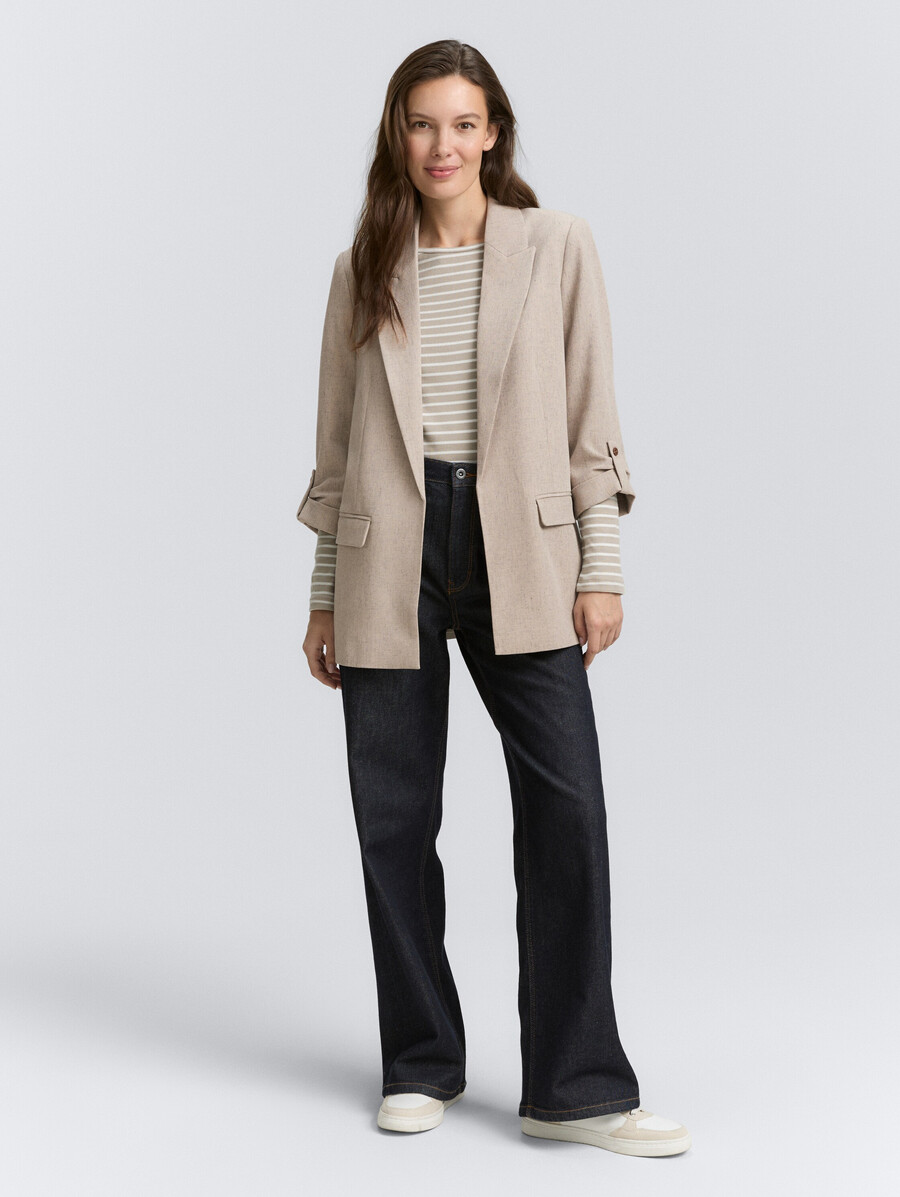 blazer mit lockerer passform