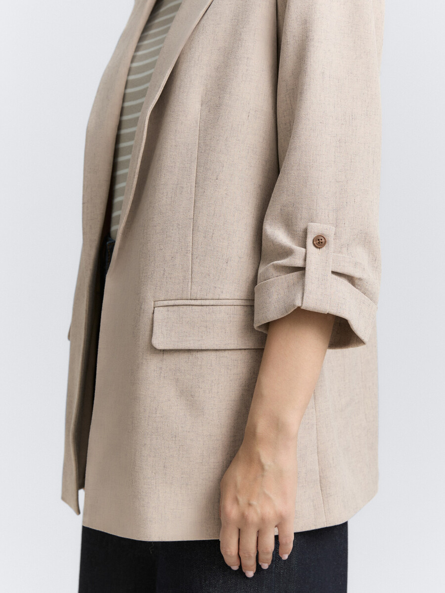 blazer mit lockerer passform