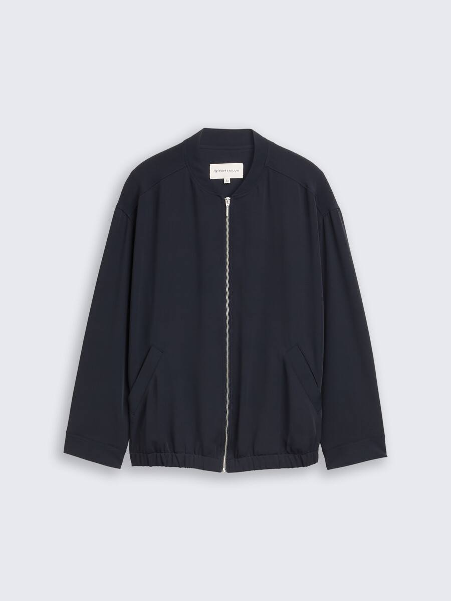 plus size – locker geschnittene blousonjacke