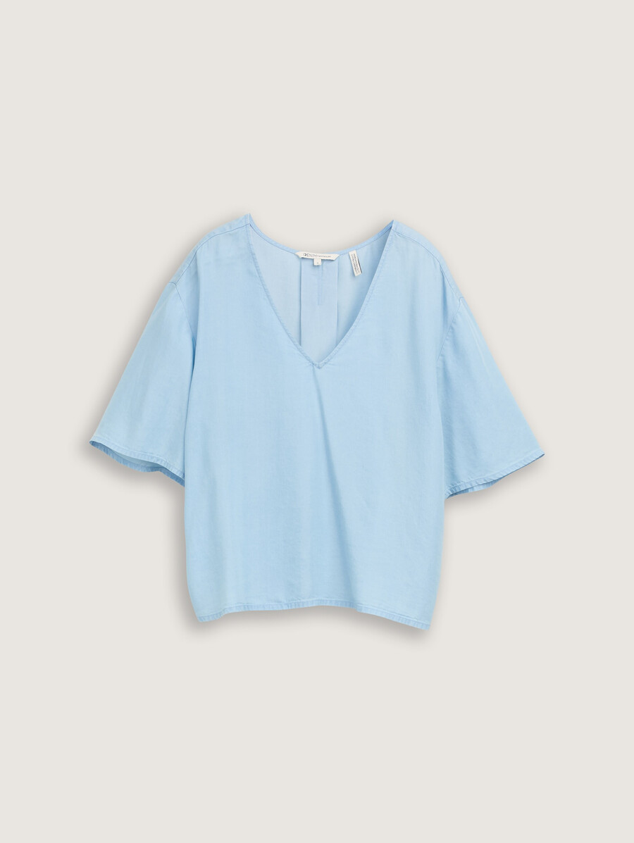 bluse mit lockerer passform