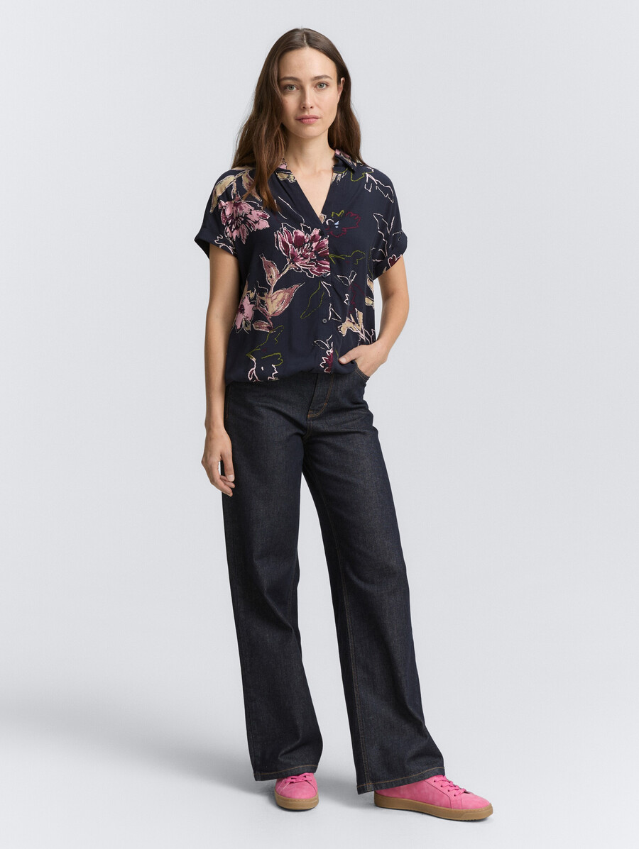 bluse mit muster