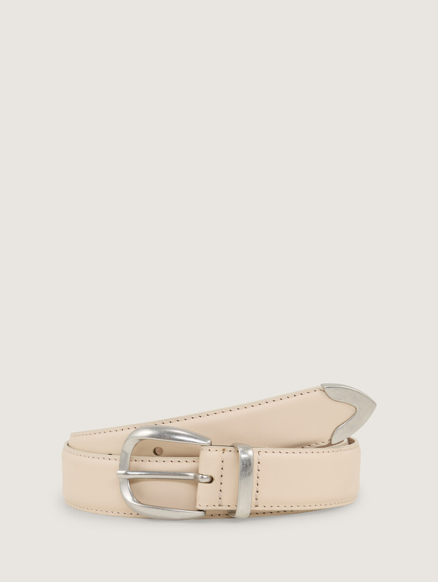 ttpiper ledergürtel mit abgerundeter dornschließe