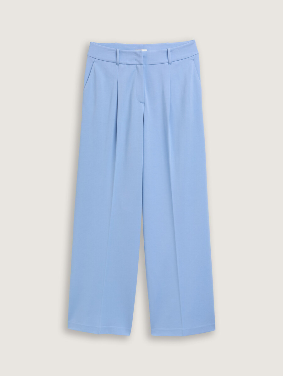 lea-hose mit weitem bein