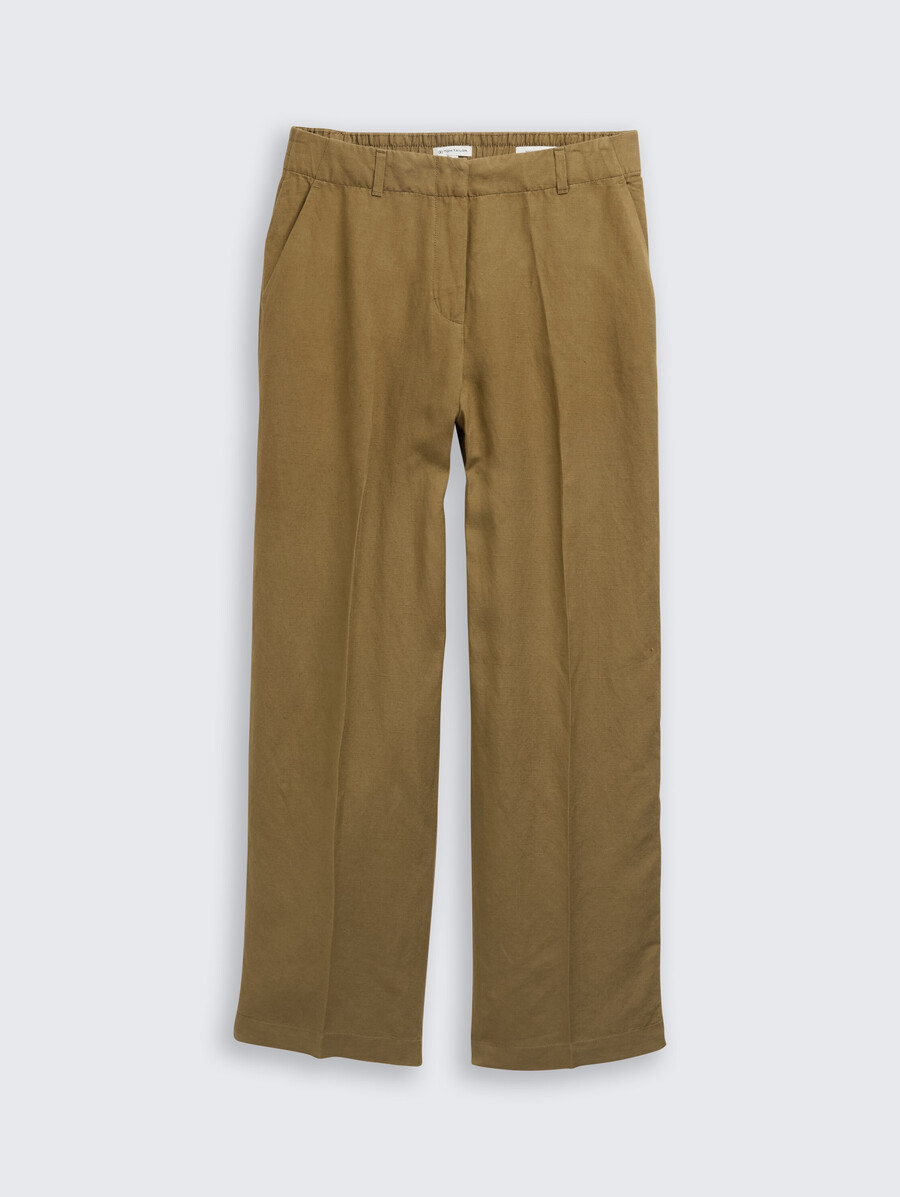 ttlea weite hose mit leinenanteil
