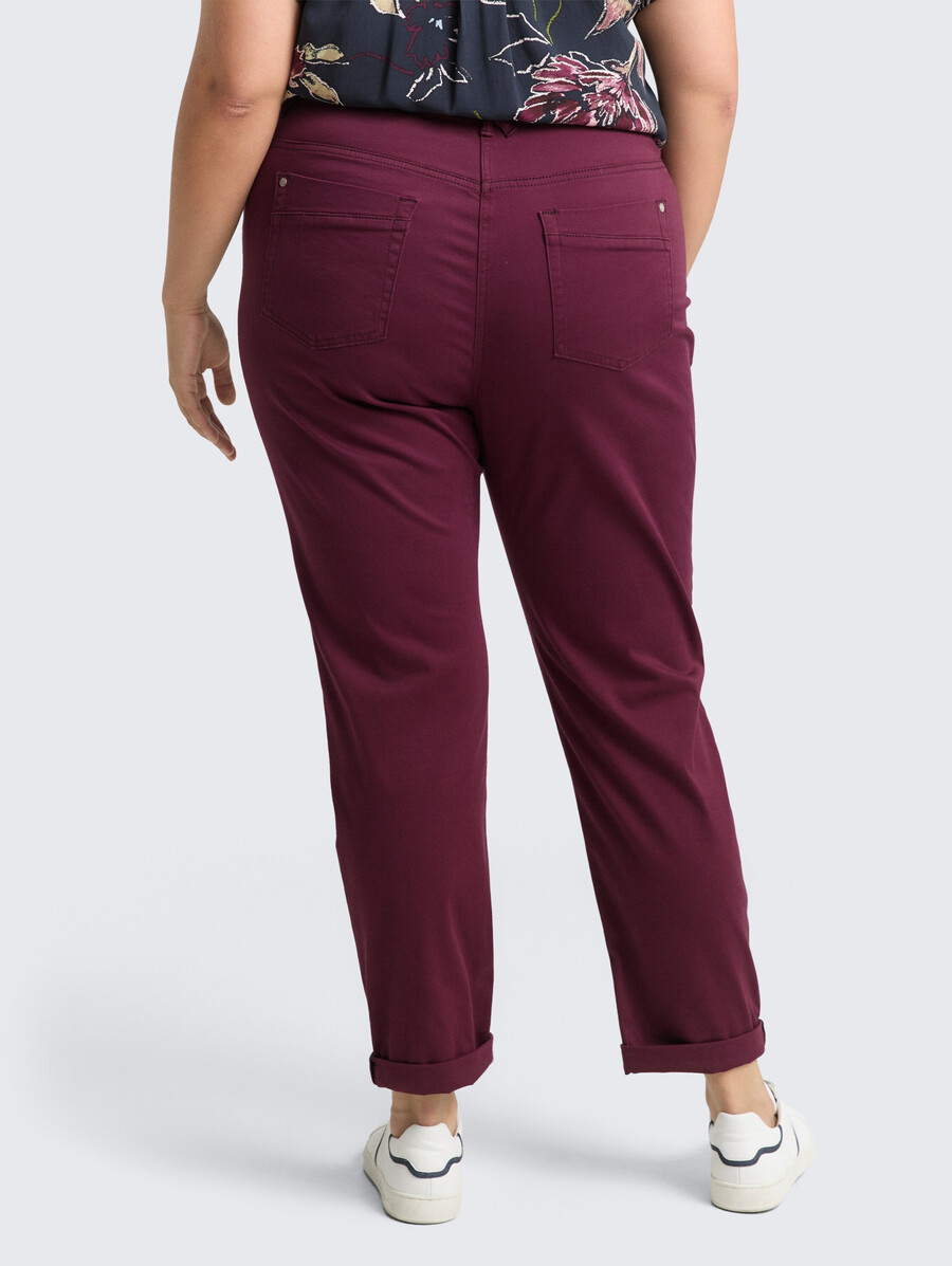 plus size – schmal geschnittene cropped-hose